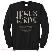 Jesus Is King Christian Sweatshirt thumb 0