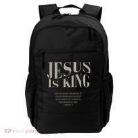 Jesus Is King Christian Backpack thumb 0