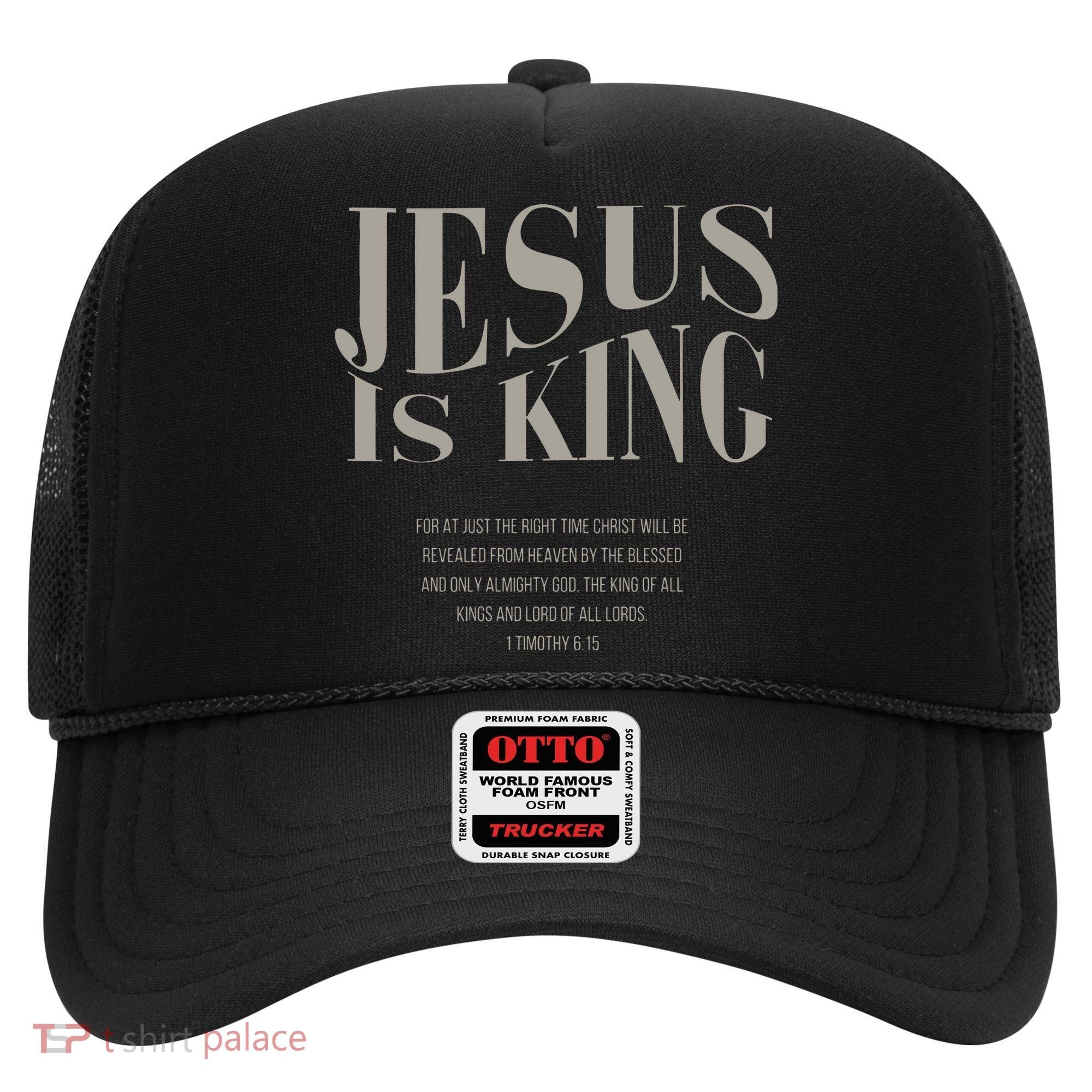Jesus Is King Christian Hat
