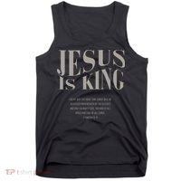 Jesus Is King Christian Tank Top thumb 0