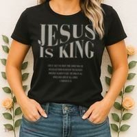 Jesus Is King Christian Women's T-Shirt thumb 2