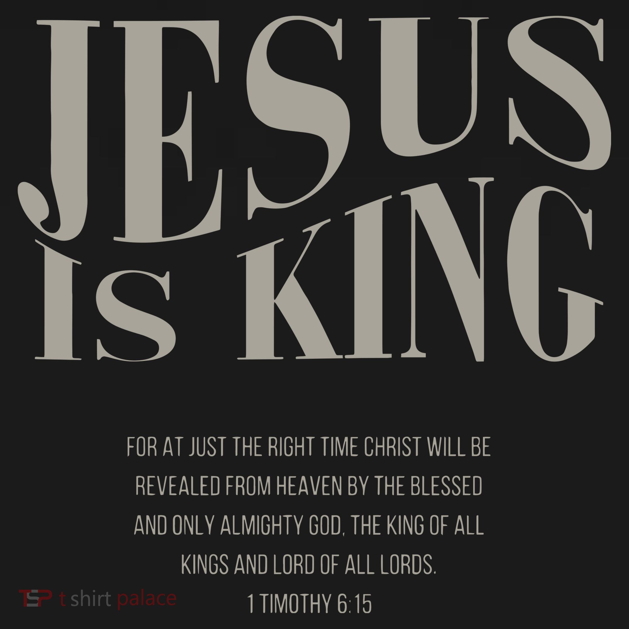 Jesus Is King Christian Women's T-Shirt