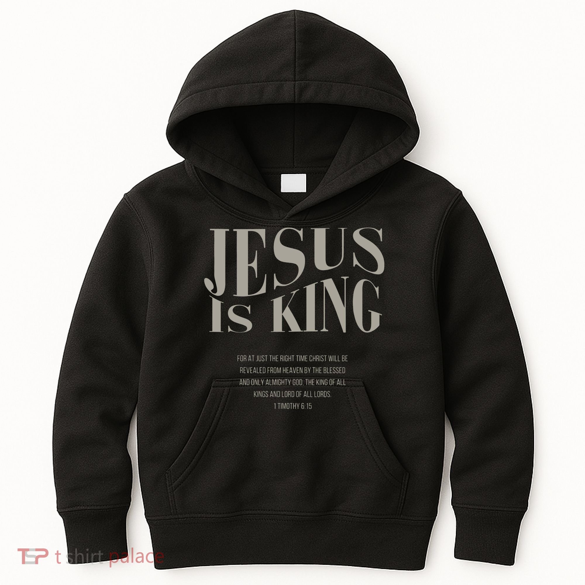 Jesus Is King Christian Kids Hoodie