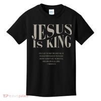 Jesus Is King Christian Kids T-Shirt thumb 0
