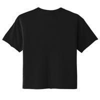 Jesus is King Stained Glass Art Portrait Silhouette Rev 1 8 Women's Crop Top Tee thumb 1