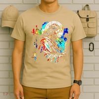 Jesus is King Stained Glass Art Portrait Silhouette Rev 1 8 T-Shirt thumb 6