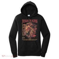 Jesus Is King Christian Lion Bible Scripture Faith Quote Women's Hoodie thumb 0