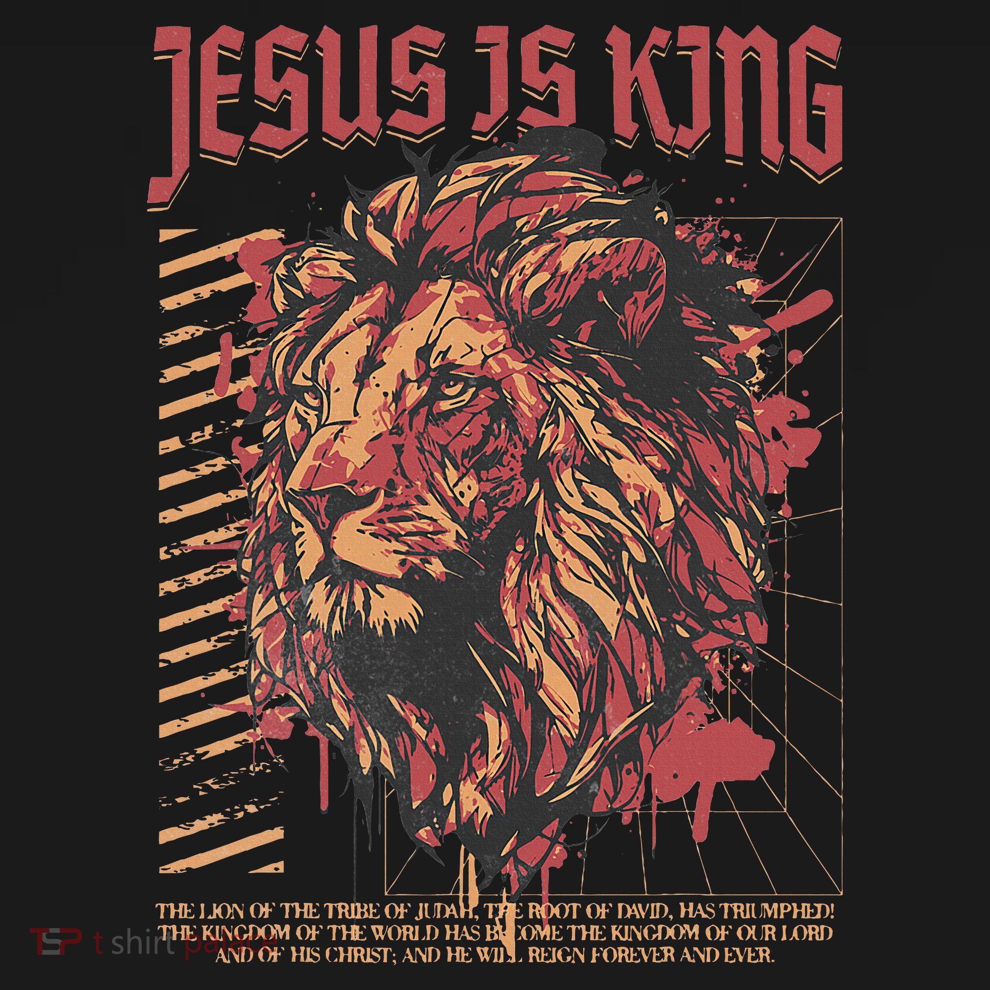 Jesus Is King Christian Lion Bible Scripture Faith Quote Women's Hoodie