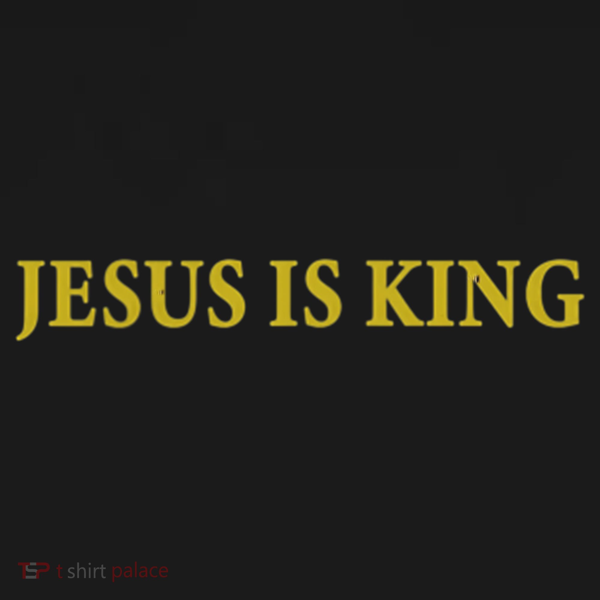 Jesus Is King Christian Coaster