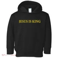 Jesus Is King Christian Toddler Hoodie thumb 0