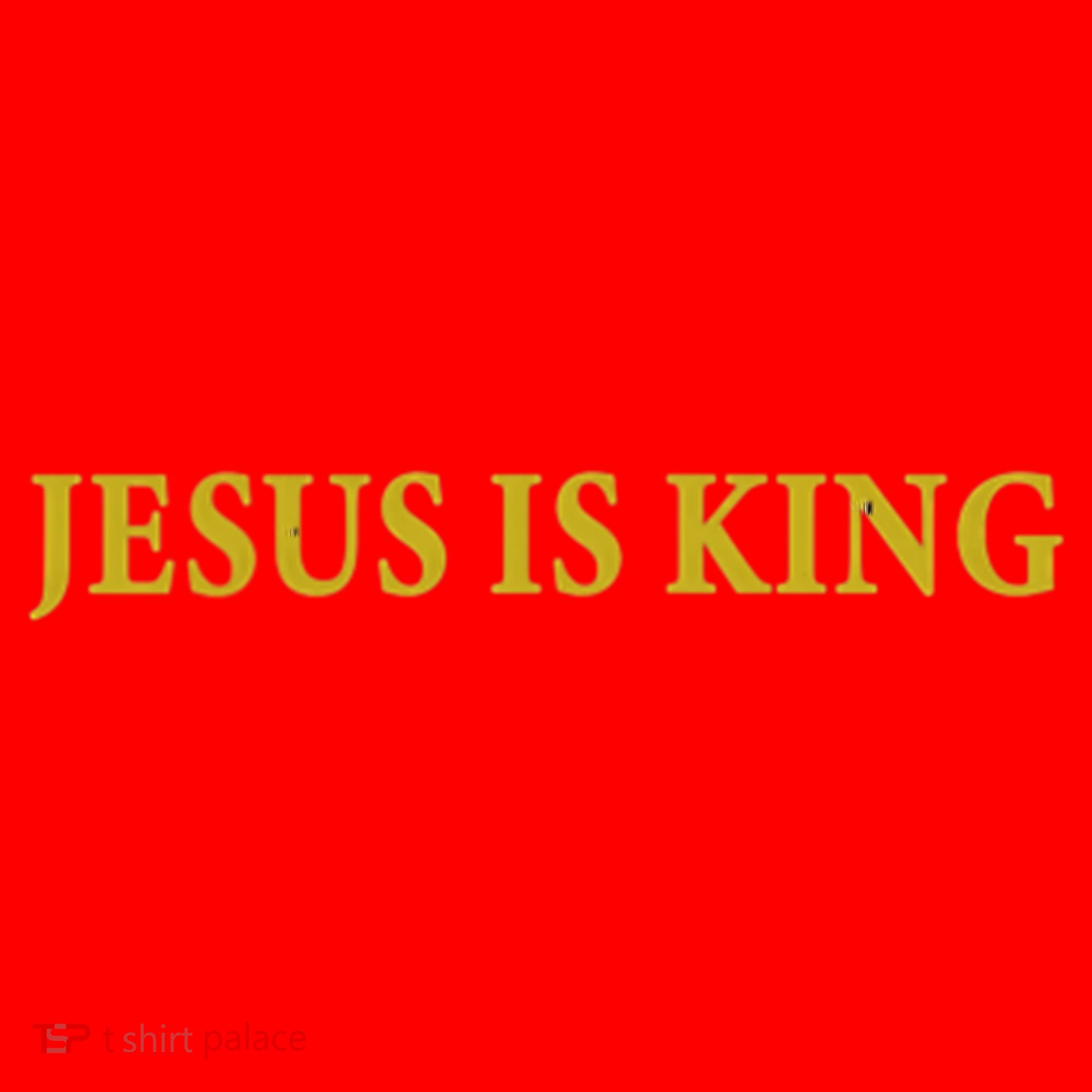 Jesus Is King Christian Santa Hat