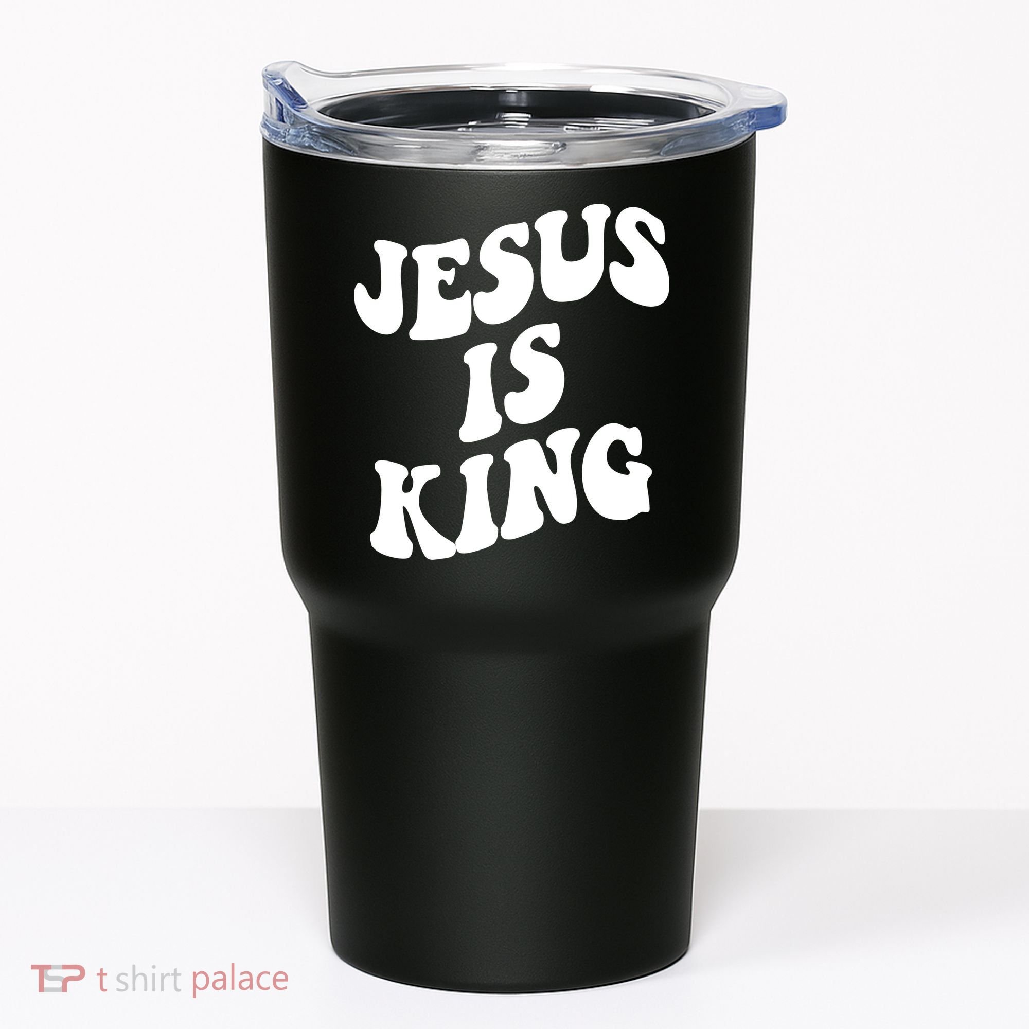 Jesus Is King Groovy Retro Christianity Tumbler