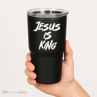 Jesus Is King Tumbler thumb 2
