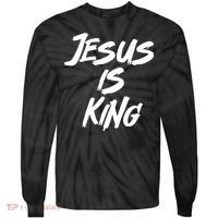 Jesus Is King Tie-Dye Long Sleeve Shirt thumb 0