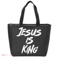 Jesus Is King Tote Bag thumb 0