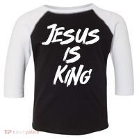 Jesus Is King Toddler Fine Jersey T-Shirt thumb 0
