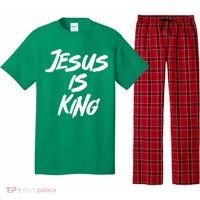 Jesus Is King Pajama Set thumb 0