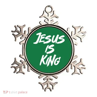 Jesus Is King Ornament