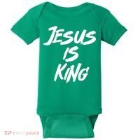 Jesus Is King Baby Bodysuit thumb 0