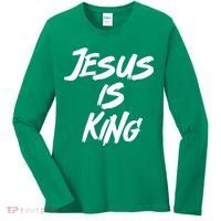 Jesus Is King Women's Long Sleeve Shirt thumb 0