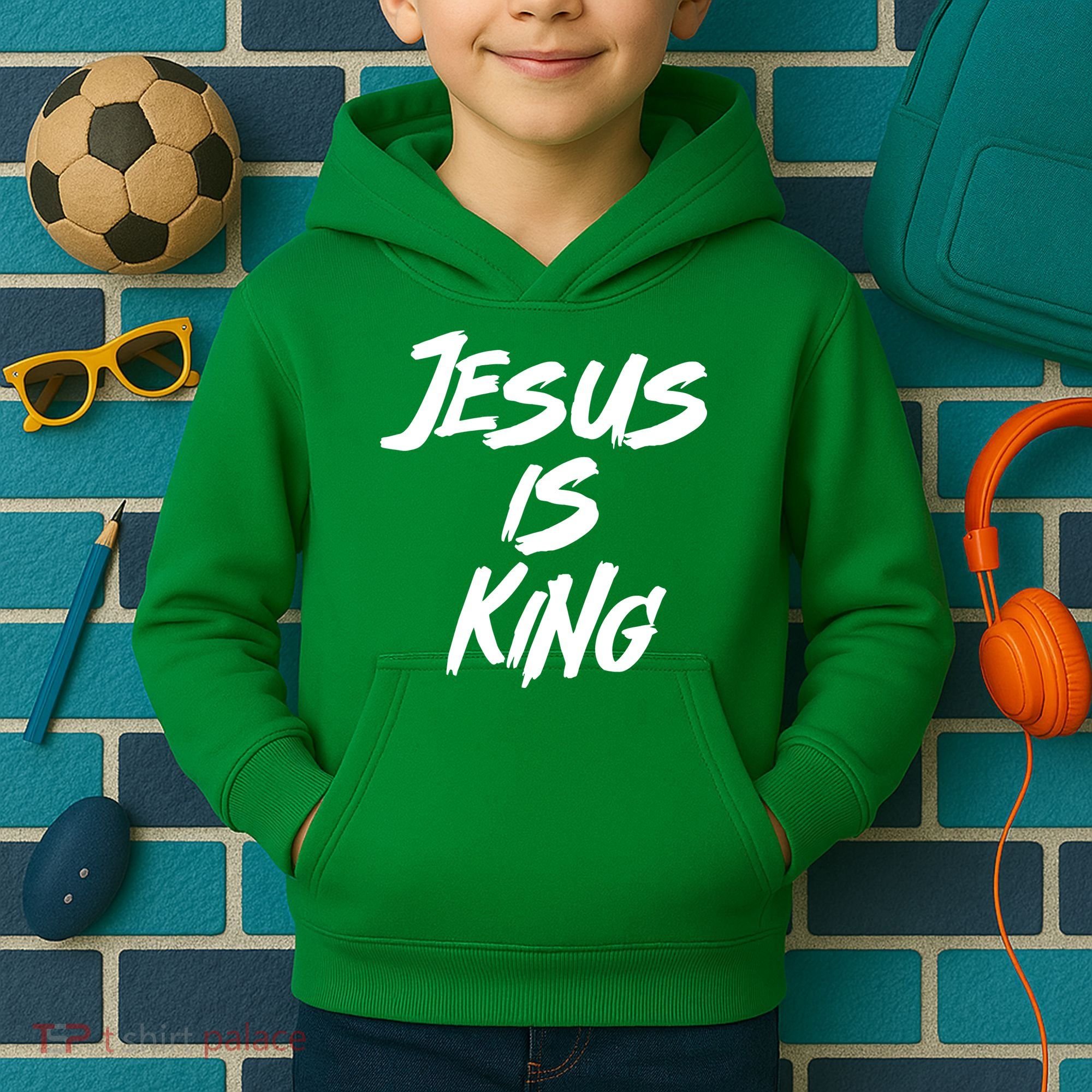 Jesus Is King Kids Hoodie