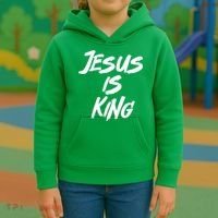Jesus Is King Kids Hoodie thumb 3