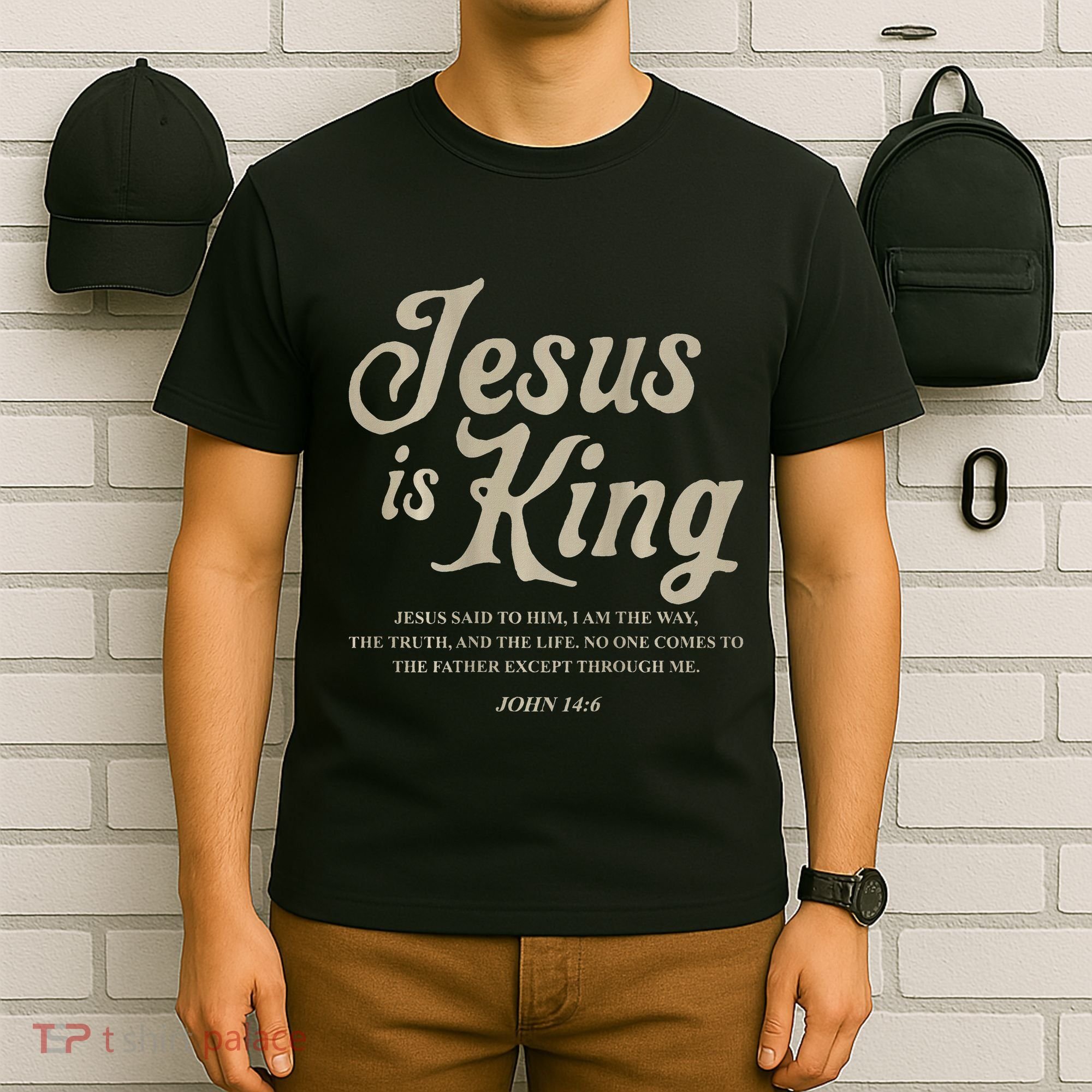 Jesus Is King John 146 Costume Jesus Christian T-Shirt
