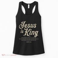 Jesus Is King John 146 Costume Jesus Christian Women's Tank Top thumb 0