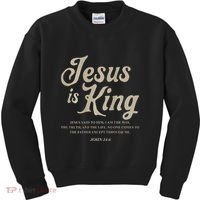 Jesus Is King John 146 Costume Jesus Christian Kids Sweatshirt thumb 0
