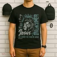 Jesus Is King Lion Of Judah Bible Faith Graphic Christian T-Shirt thumb 6