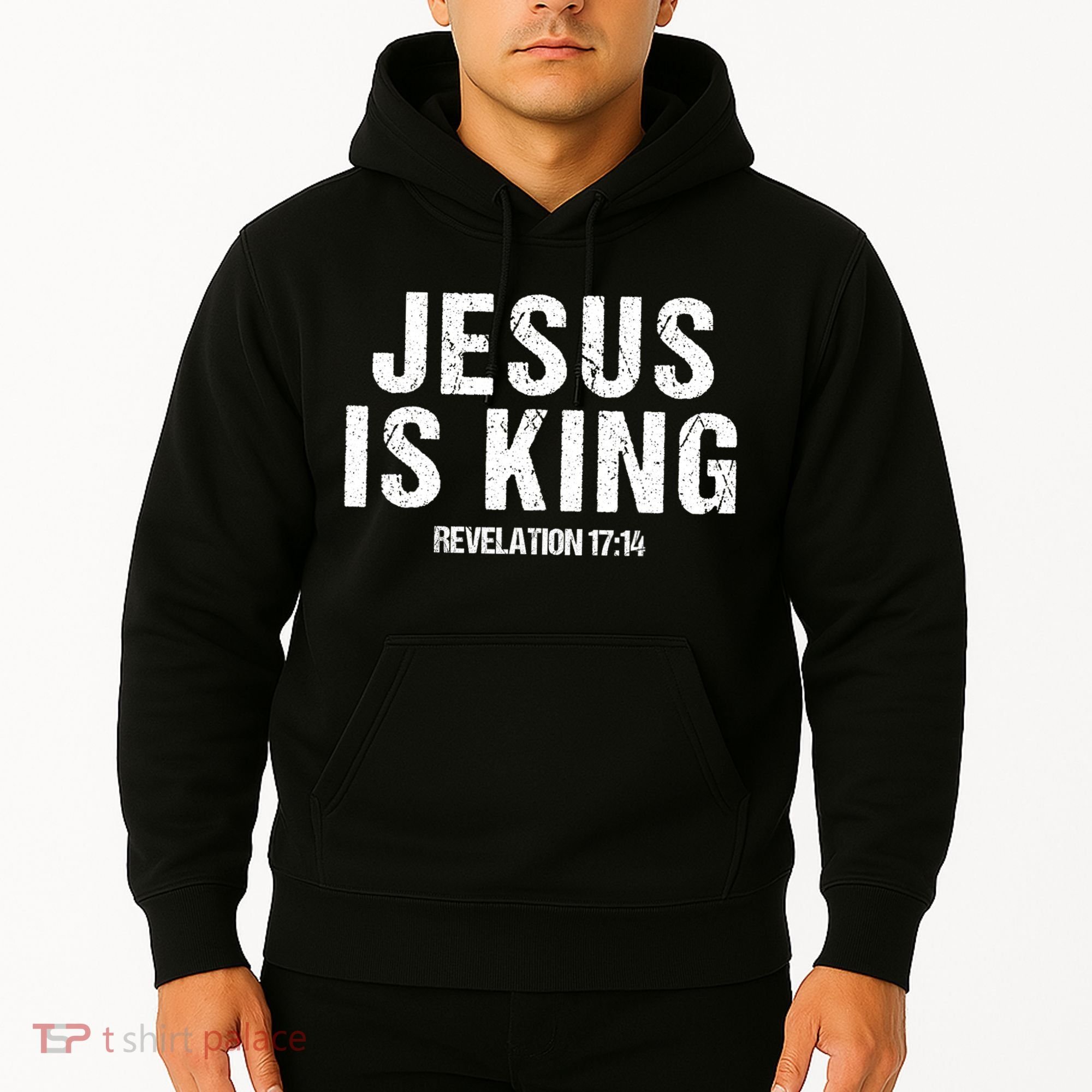 Jesus Is King Bible Scripture Quote Christian Hoodie