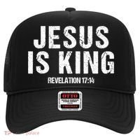Jesus Is King Bible Scripture Quote Christian Hat thumb 0