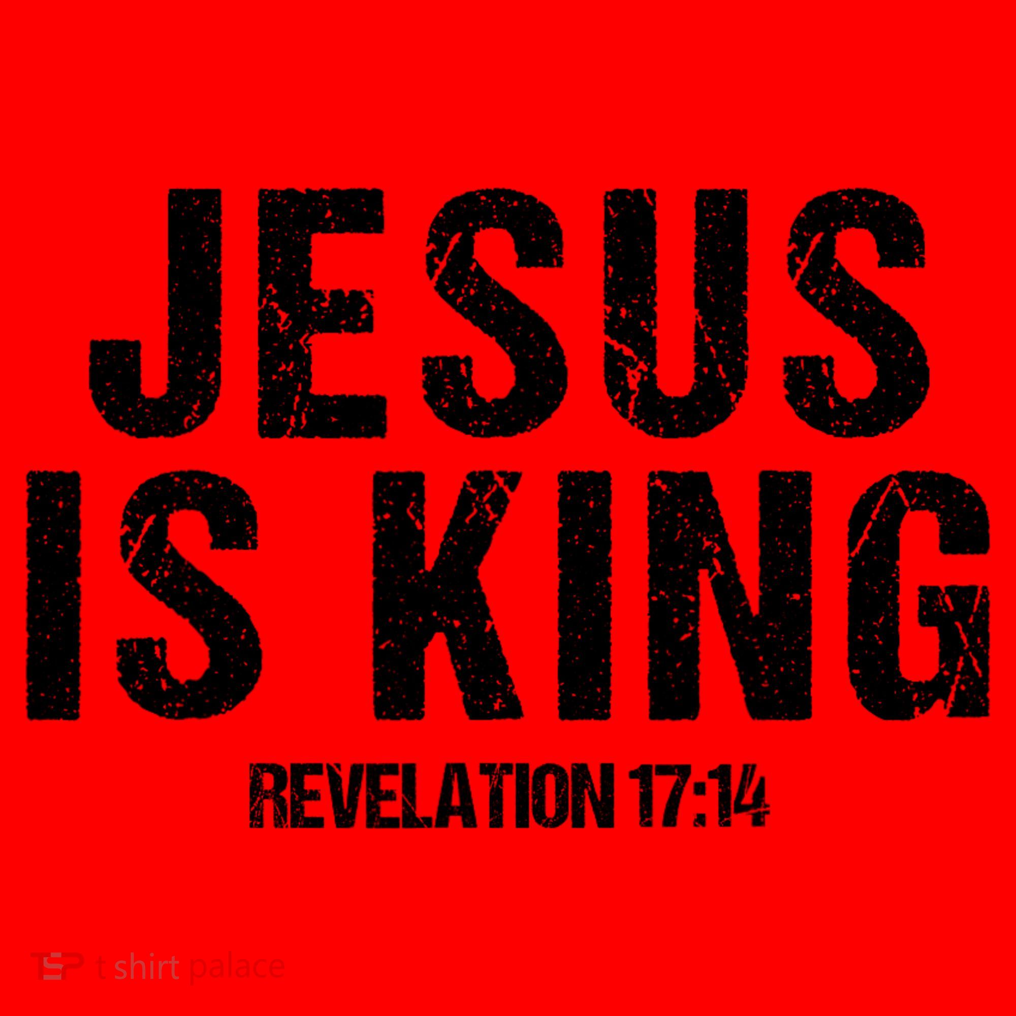 Jesus Is King Bible Scripture Quote Christian Santa Hat