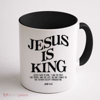 Jesus Is King Jesus John 14:6 Costume Christian Coffee Mug thumb 1