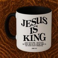 Jesus Is King Jesus John 14:6 Costume Christian Coffee Mug thumb 2