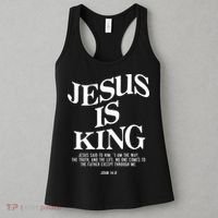 Jesus Is King Jesus John 14:6 Costume Christian Women's Tank Top thumb 3