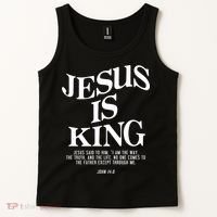 Jesus Is King Jesus John 14:6 Costume Christian Tank Top thumb 2