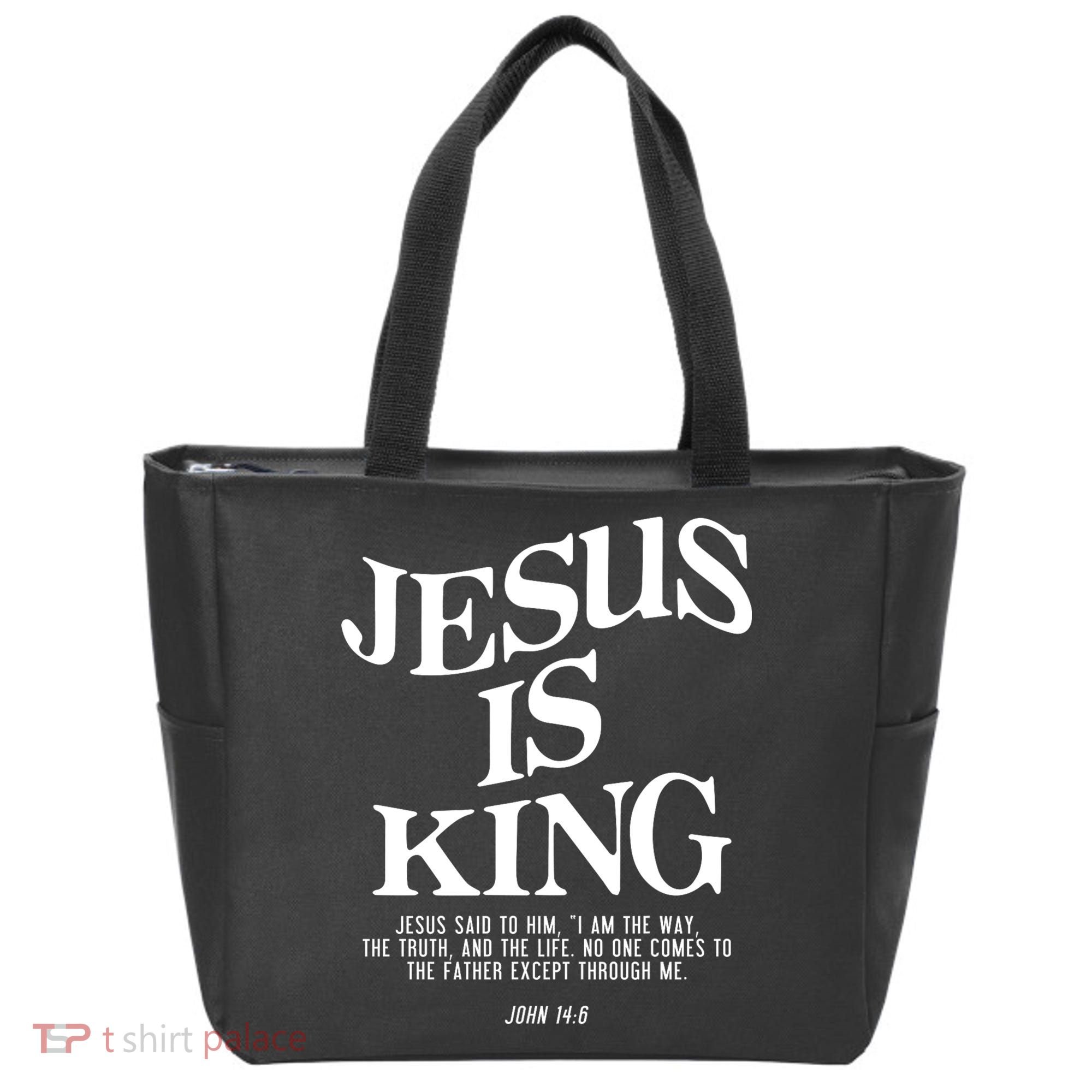 Jesus Is King Jesus John 14:6 Costume Christian Tote Bag