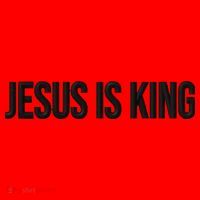 Jesus Is King Simple Christian Minimalist Embroidered Santa Hat thumb 1