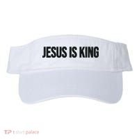 Jesus Is King Simple Christian Minimalist Embroidered Visor thumb 0