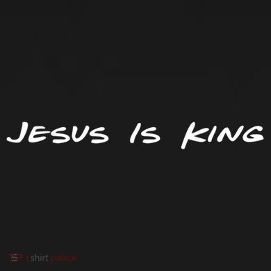 Jesus Is King Flat Bill Trucker Hat