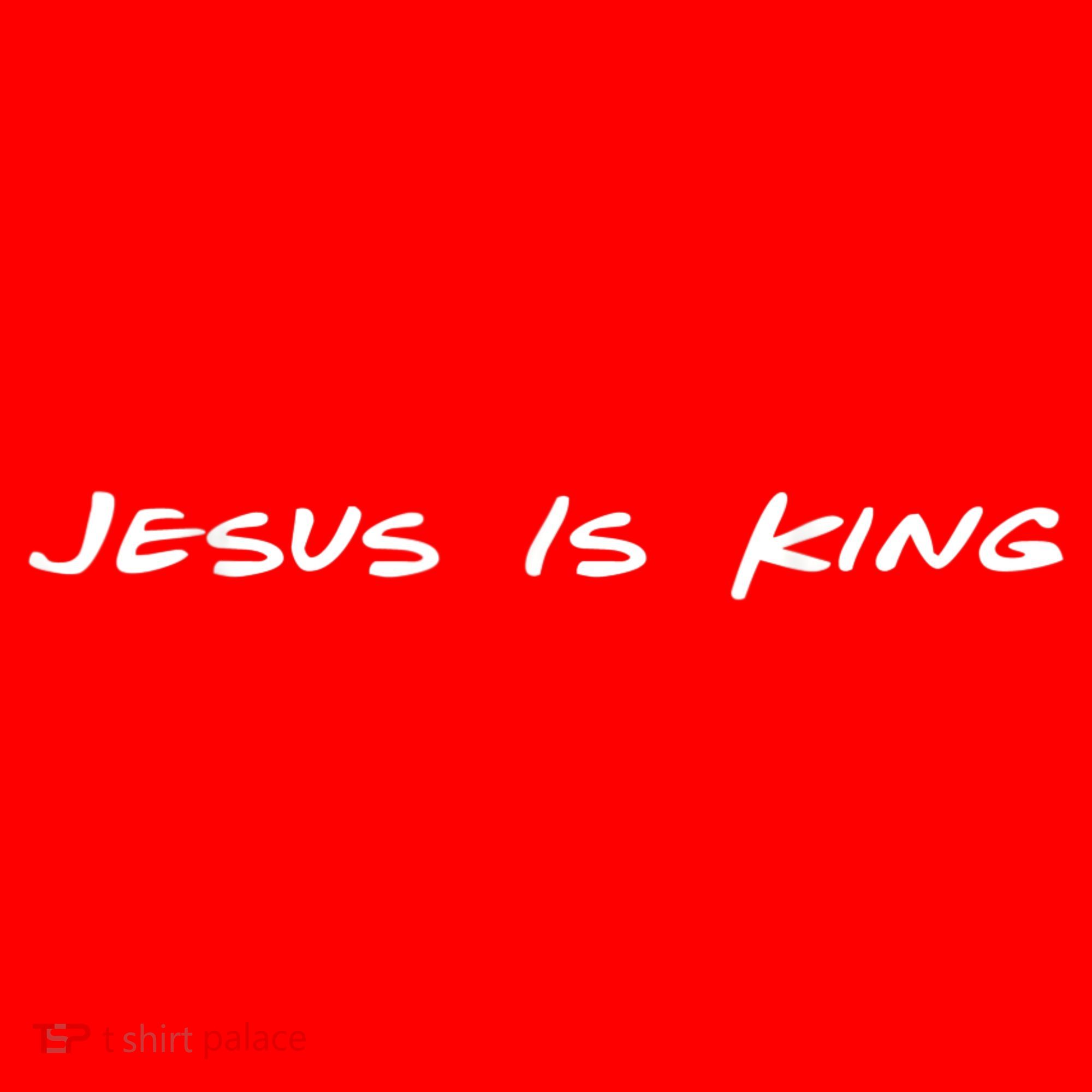 Jesus Is King Santa Hat