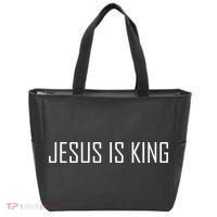 Jesus Is King Prayer Tote Bag thumb 0