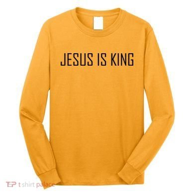 Jesus Is King Prayer Long Sleeve Shirt