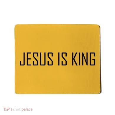 Jesus Is King Prayer Mousepad