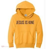 Jesus Is King Prayer Kids Hoodie thumb 0