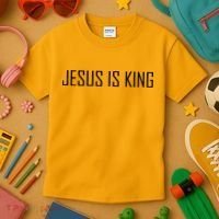Jesus Is King Prayer Kids T-Shirt thumb 3