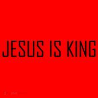 Jesus Is King Prayer Santa Hat thumb 1