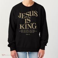 Jesus Is King Jesus John 14 6 Christian Religious Women's Sweatshirt thumb 0