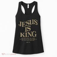 Jesus Is King Jesus John 14 6 Christian Religious Women's Tank Top thumb 0